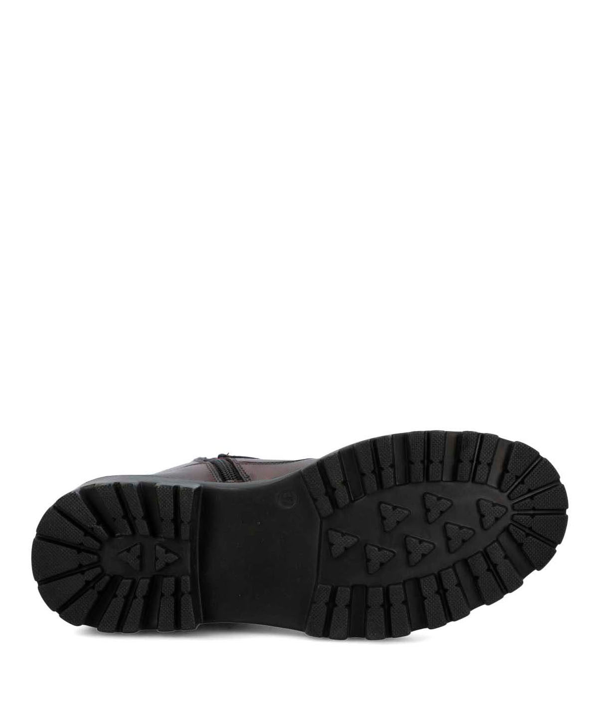 Botín Para Mujer Cuero Bunda Rojo Hush Puppies