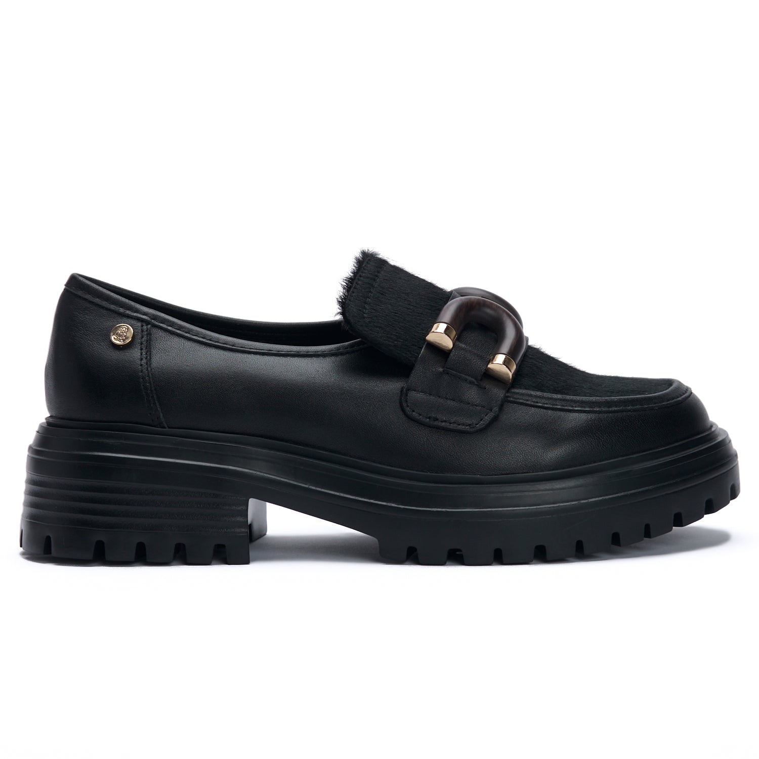 Mocasin Botana Cuero Mujer