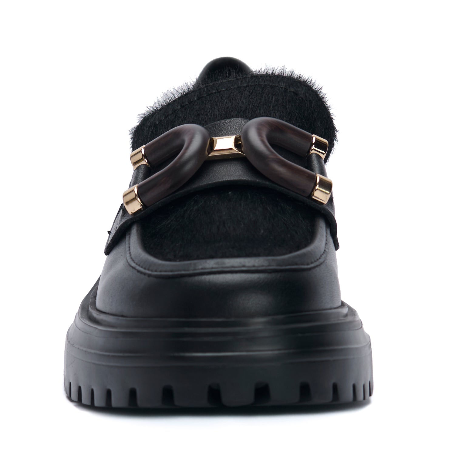 Mocasin Botana Cuero Mujer