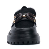 Mocasin Botana Cuero Mujer
