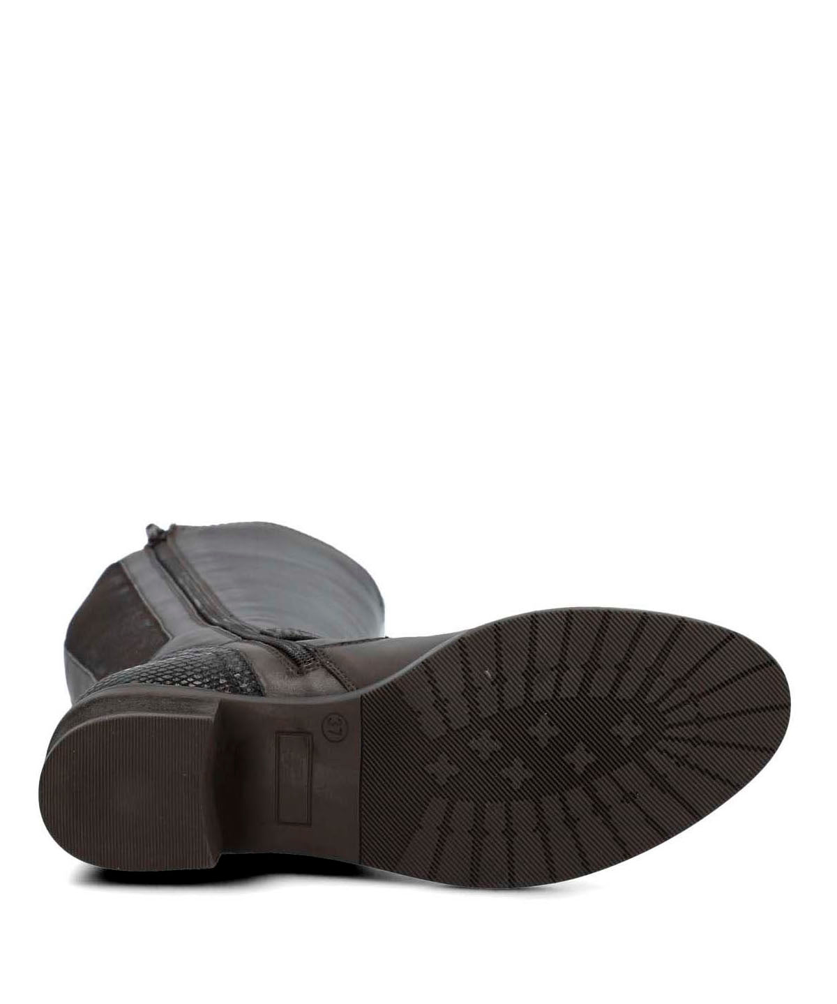 Bota Para Mujer Cuero Elsetet Café Hush Puppies