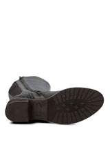 Bota Para Mujer Cuero Elsetet Café Hush Puppies