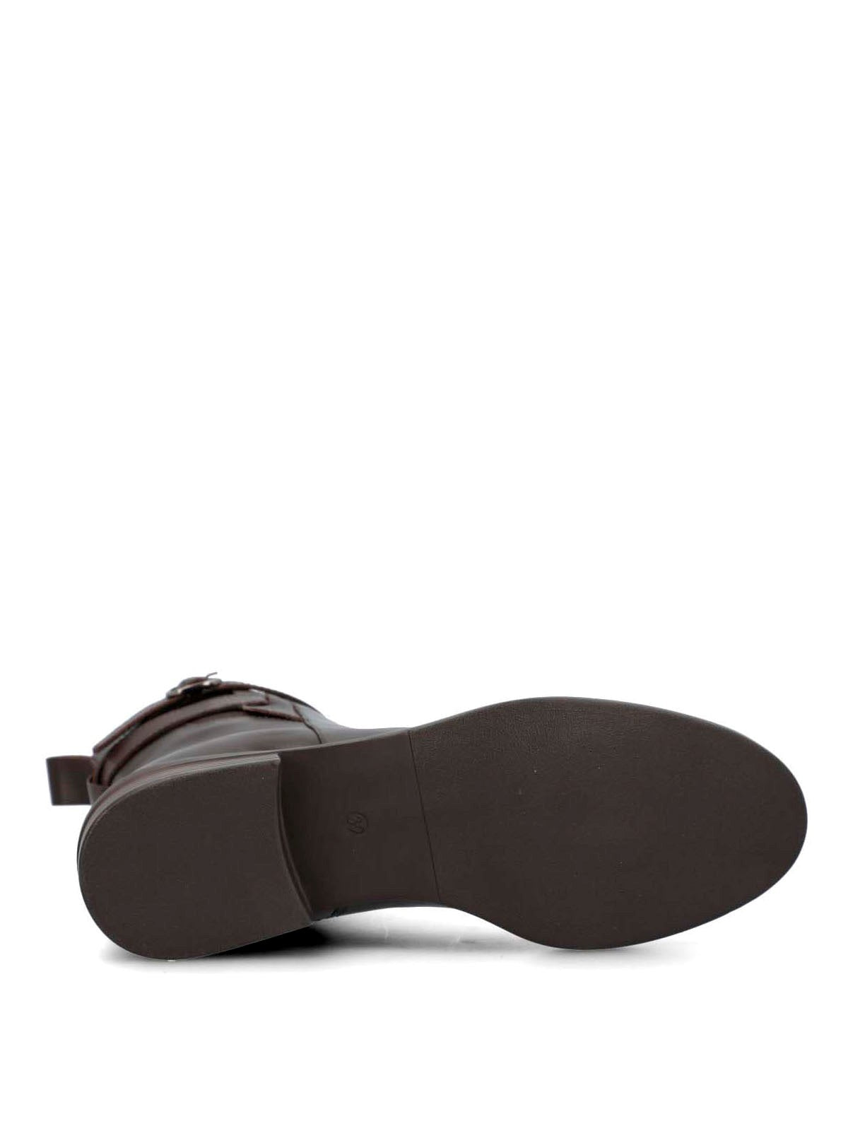 Botin Andresa Cuero Mujer