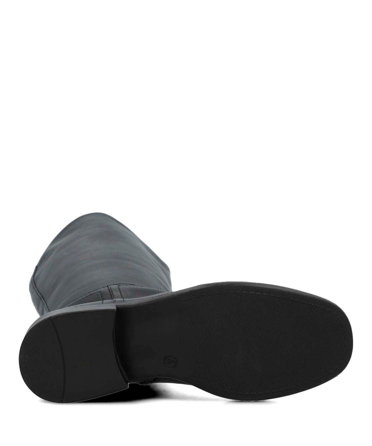 Bota Para Mujer Cuero Jorse Negro Hush Puppies
