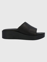 Sandalia Para Mujer Cuero depp Negro Hush Puppies