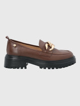 Mocasin Leboni Cuero Mujer
