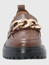 Mocasin Leboni Cuero Mujer