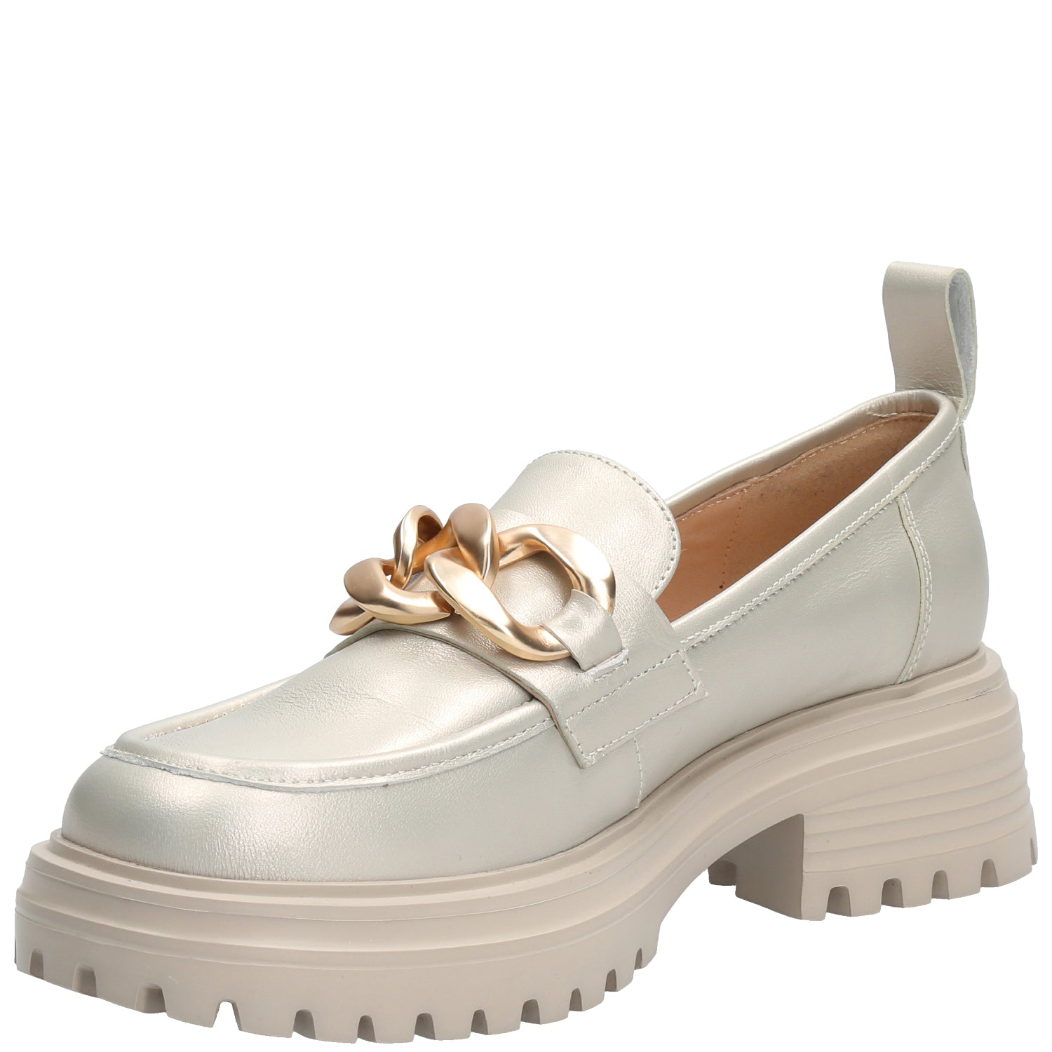 Mocasin Leboni Cuero Mujer