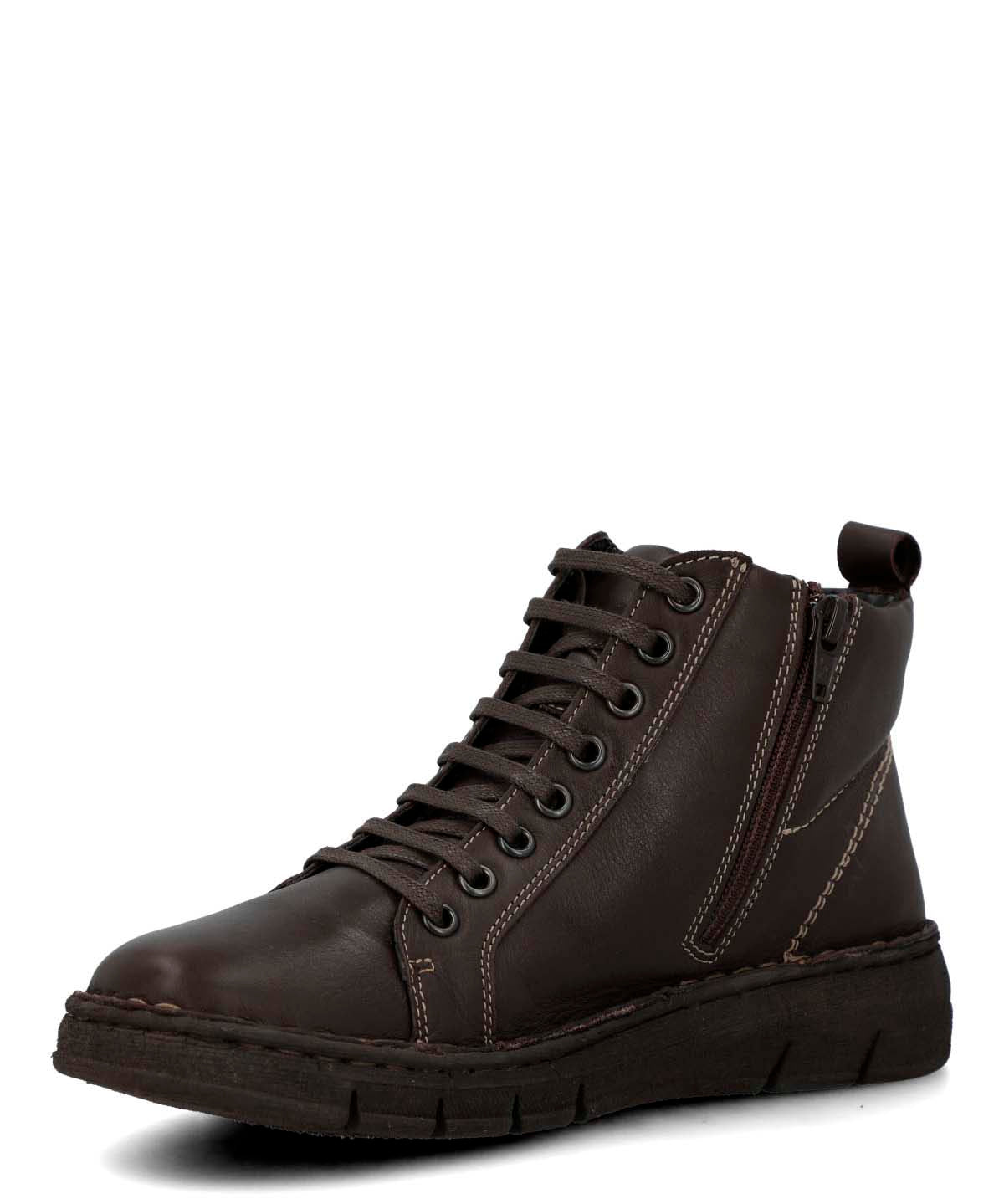 Botín Para Mujer Cuero Winnet Marron Hush Puppies