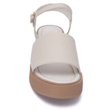 Sandalia Para Mujer Cuero Mikela Blanco Hush Puppies