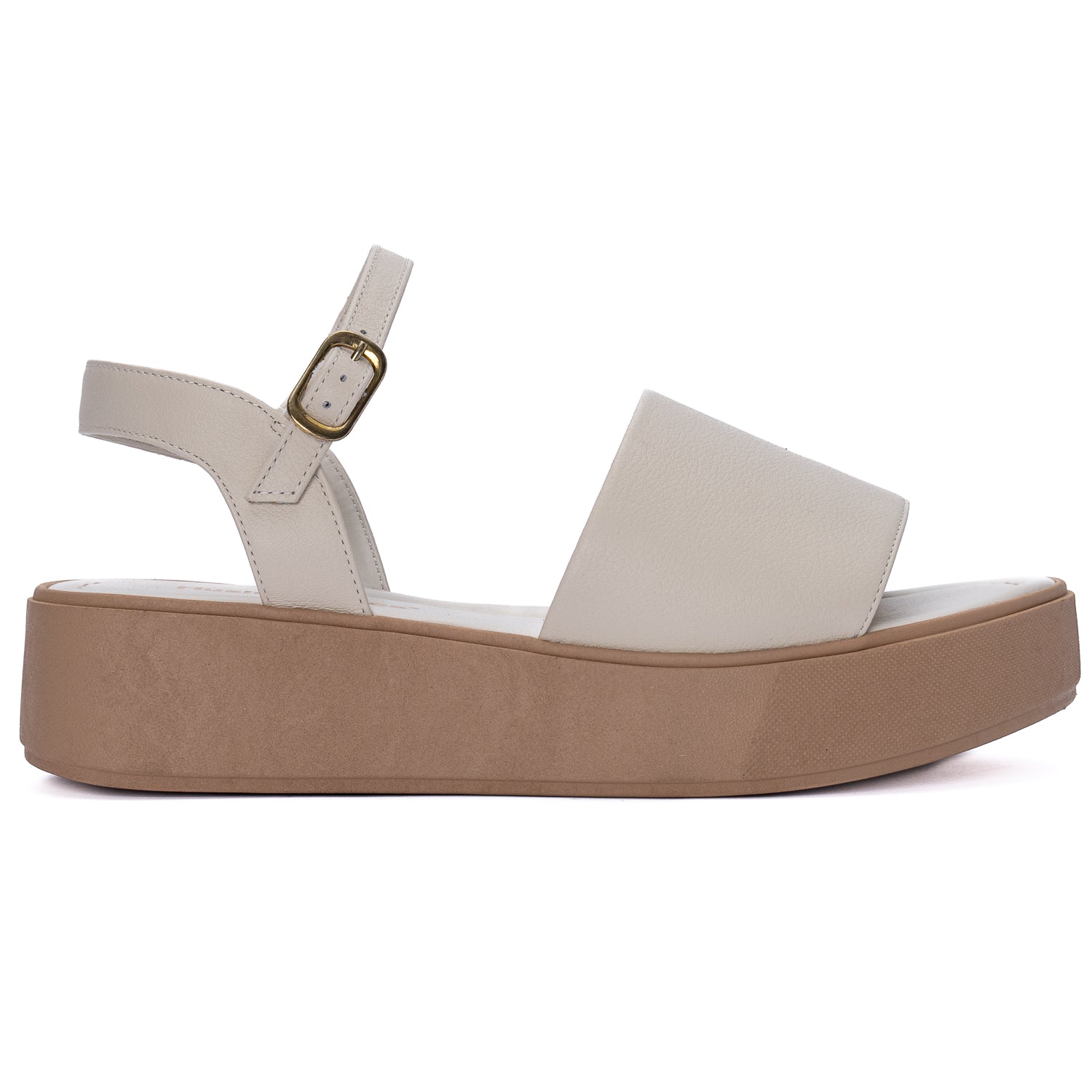 Sandalia Para Mujer Cuero Mikela Blanco Hush Puppies