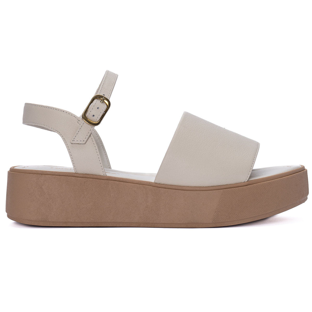 Sandalia Para Mujer Cuero Mikela Blanco Hush Puppies