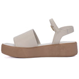 Sandalia Para Mujer Cuero Mikela Blanco Hush Puppies
