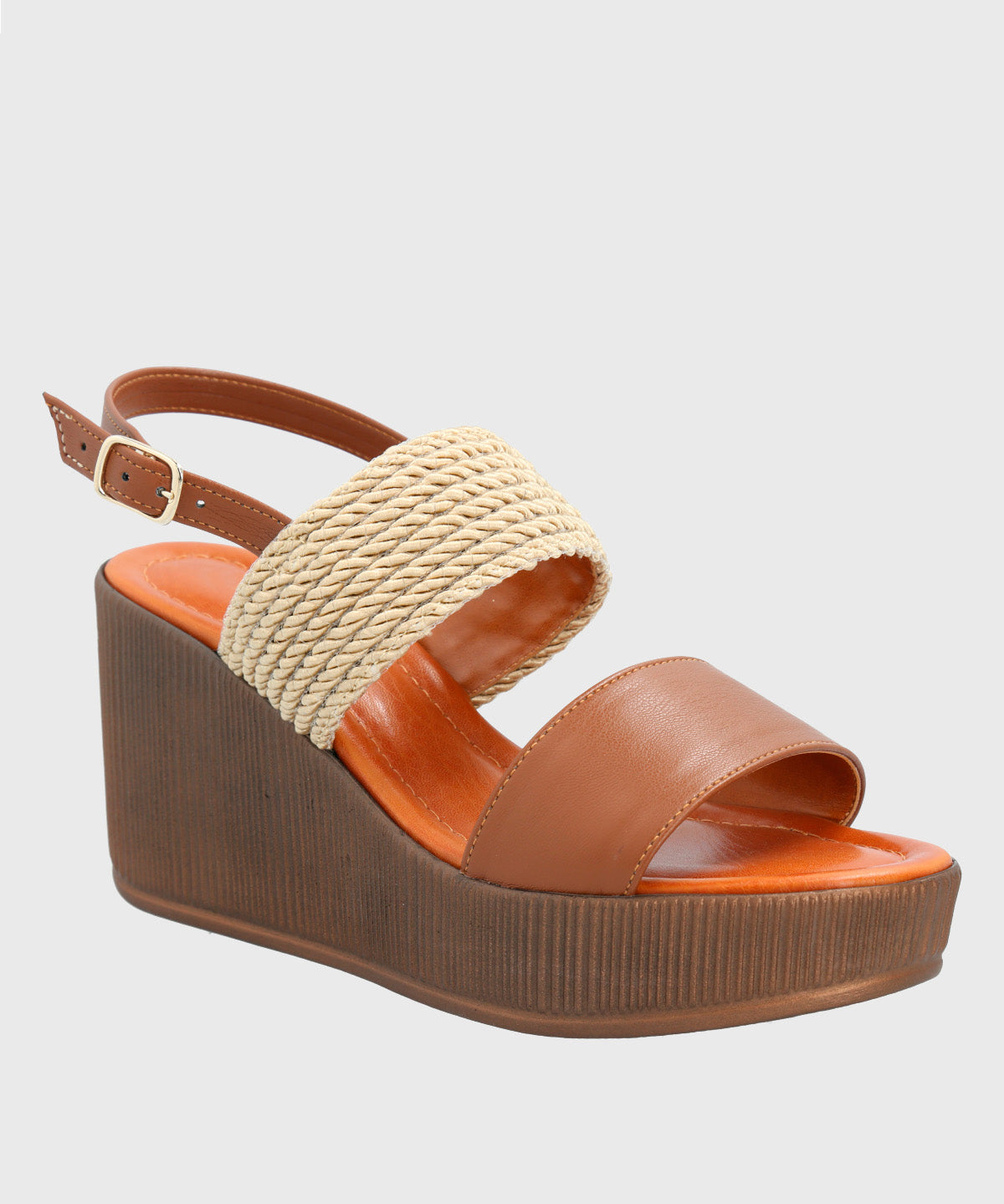 Sandalia Para Mujer Sintético Piera Beige/Crudo Hush Puppies