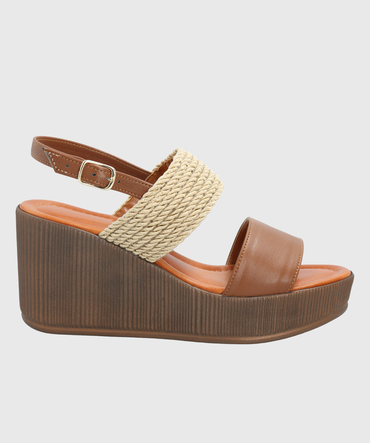 Sandalia Para Mujer Sintético Piera Beige/Crudo Hush Puppies