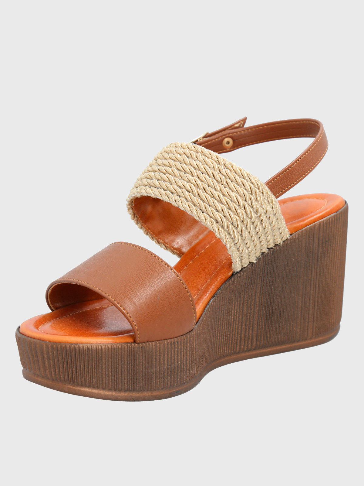 Sandalia Para Mujer Sintético Piera Beige/Crudo Hush Puppies