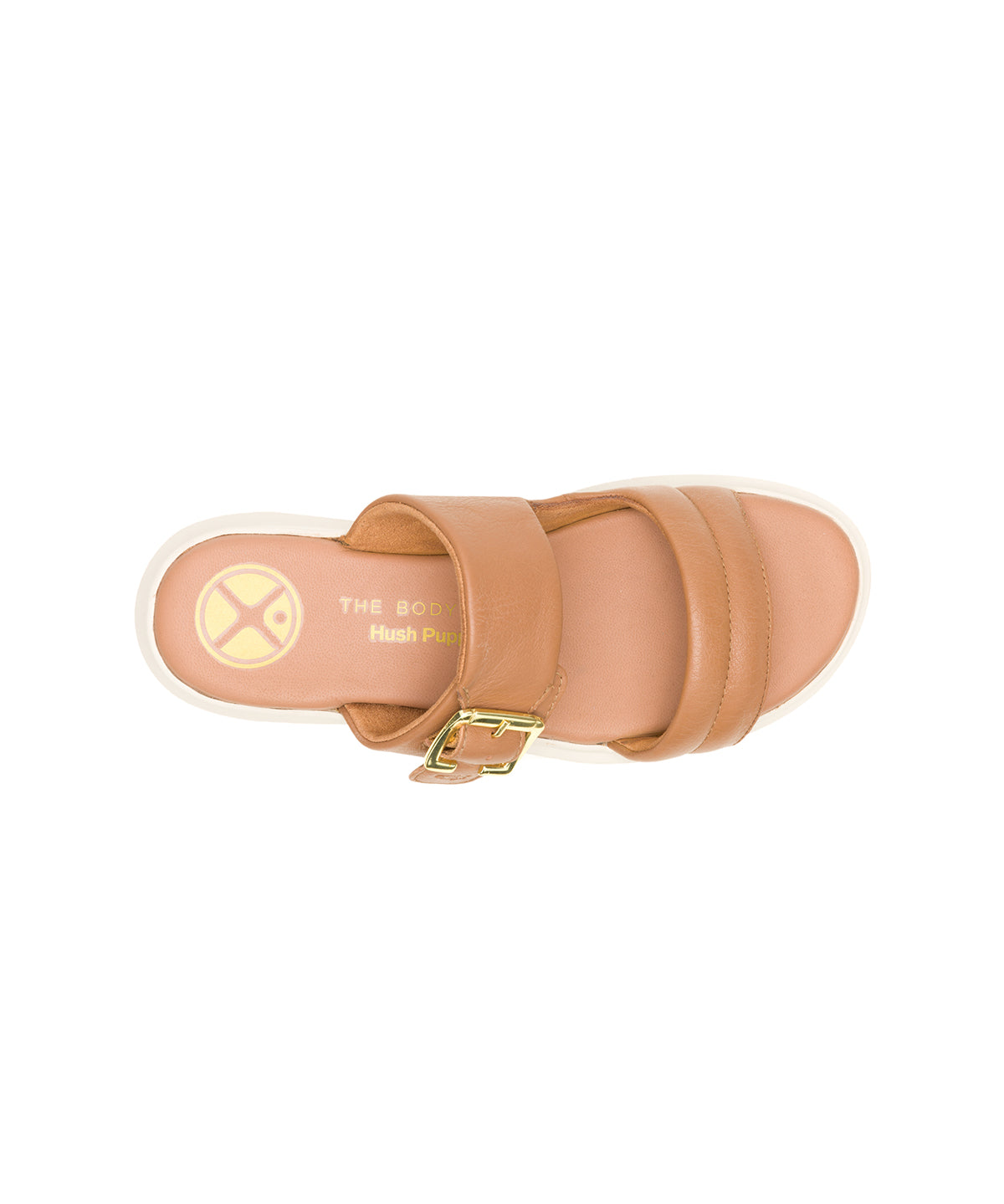 Sandalia Para Mujer Cuero Uplift 2-Band Marron Hush Puppies