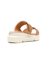 Sandalia Para Mujer Cuero Uplift 2-Band Marron Hush Puppies