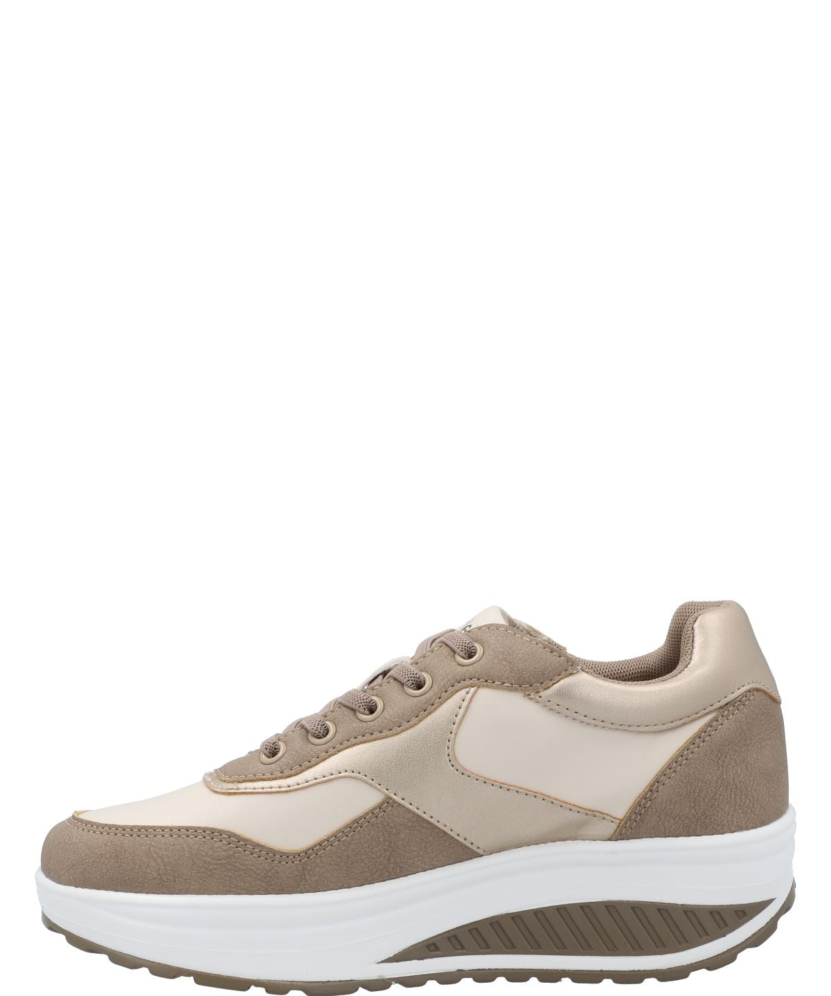 Zapatilla Para Mujer Sintetico Whitney Beige Hush Puppies
