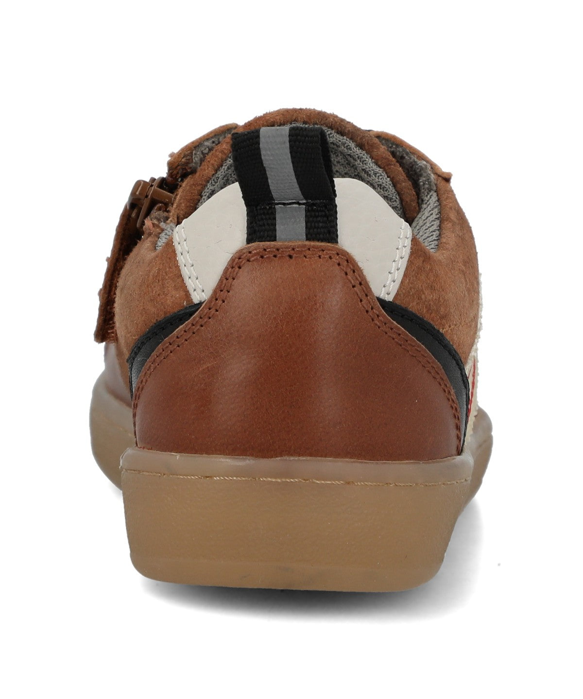 Zapatilla Para Niño Cuero Ocaso Café Hush Puppies