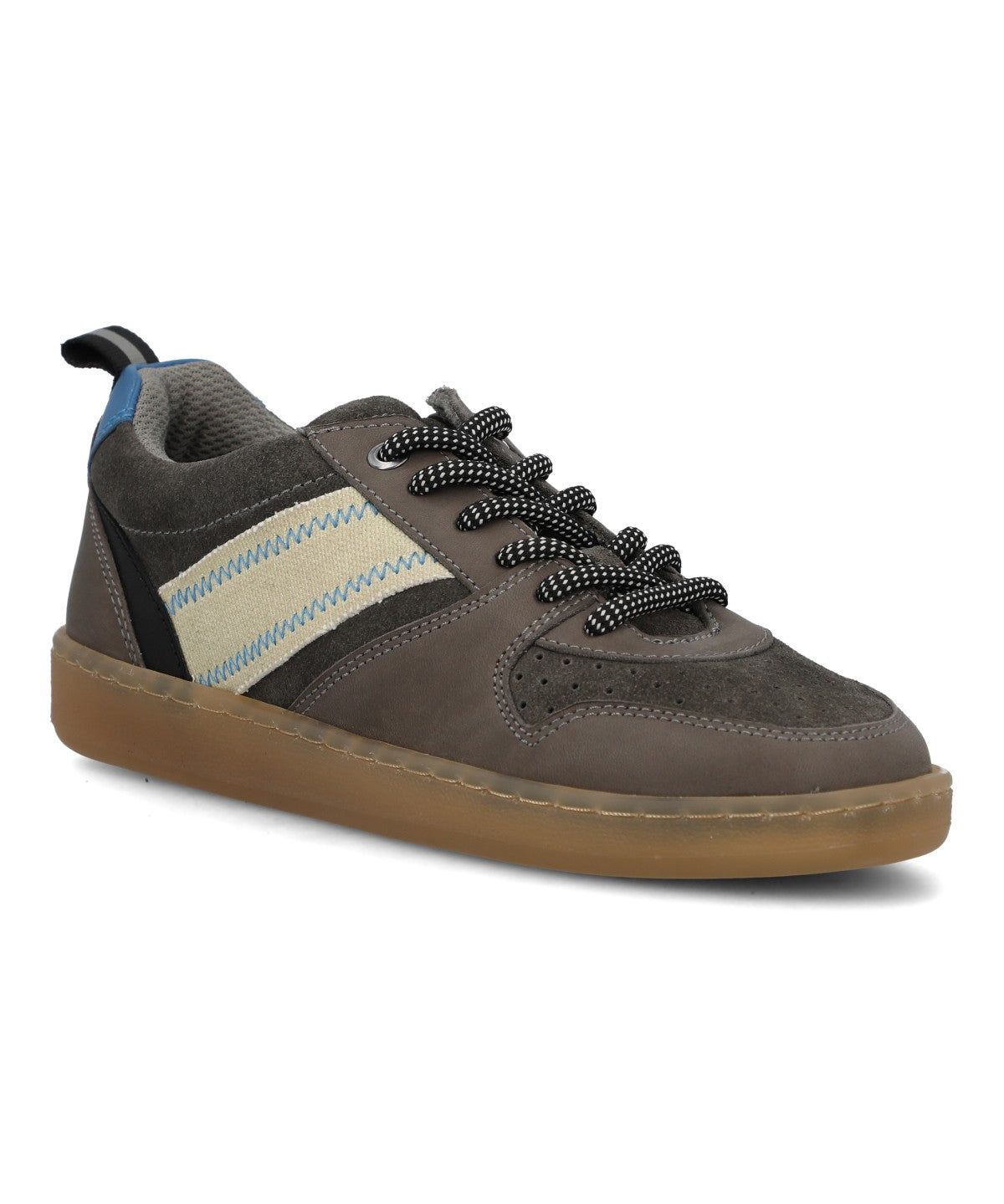 Zapatilla Para Niño Cuero Ocaso Gris Hush Puppies