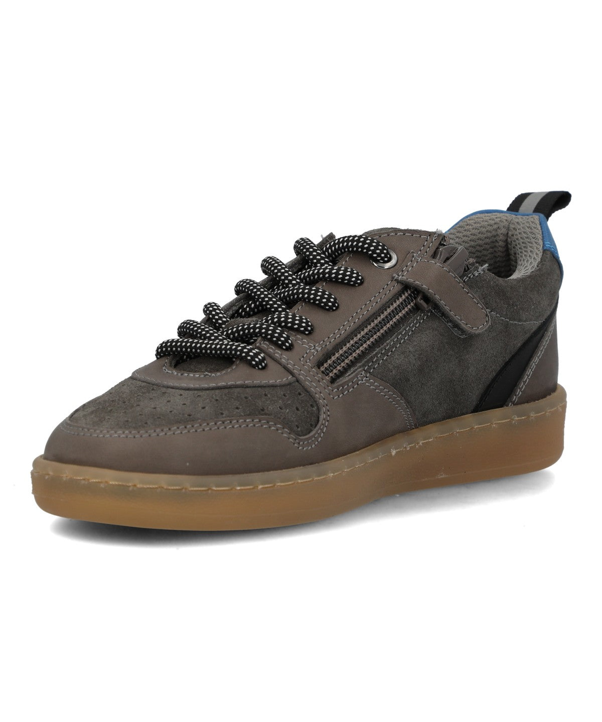 Zapatilla Para Niño Cuero Ocaso Gris Hush Puppies