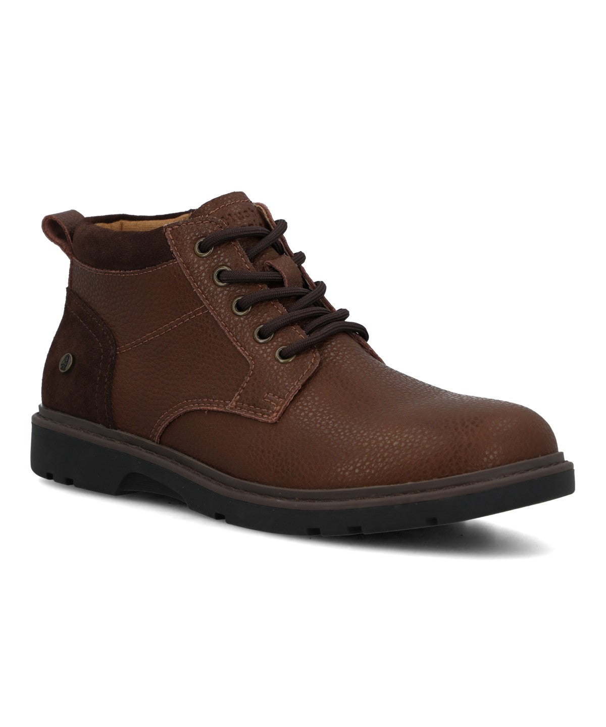 Botín Para Niño Cuero Tico Café Hush Puppies