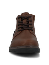 Botín Para Niño Cuero Tico Café Hush Puppies
