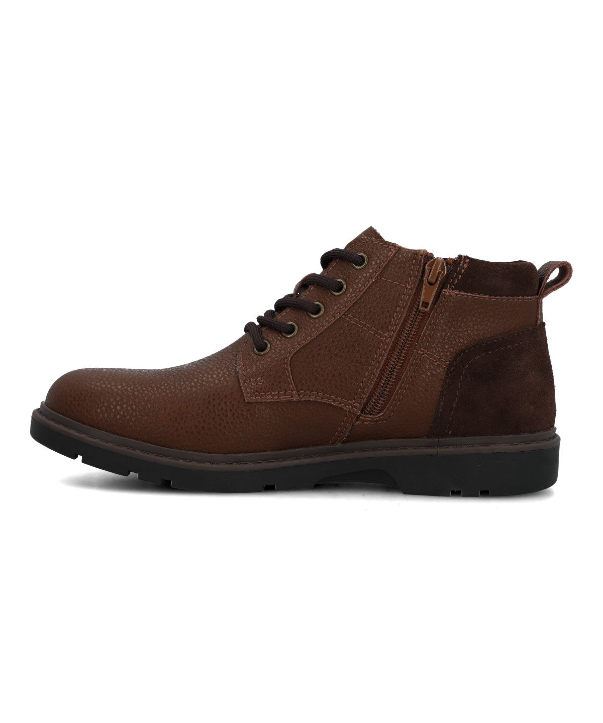 Botín Para Niño Cuero Tico Café Hush Puppies