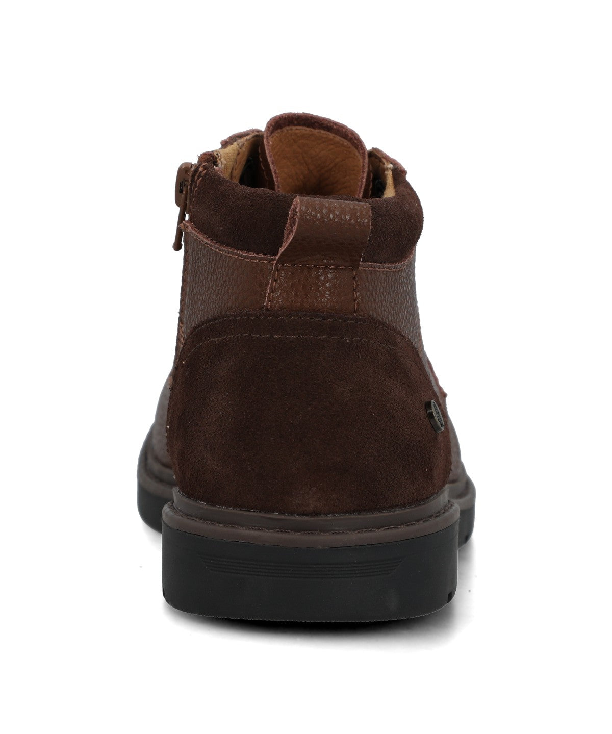 Botín Para Niño Cuero Tico Café Hush Puppies