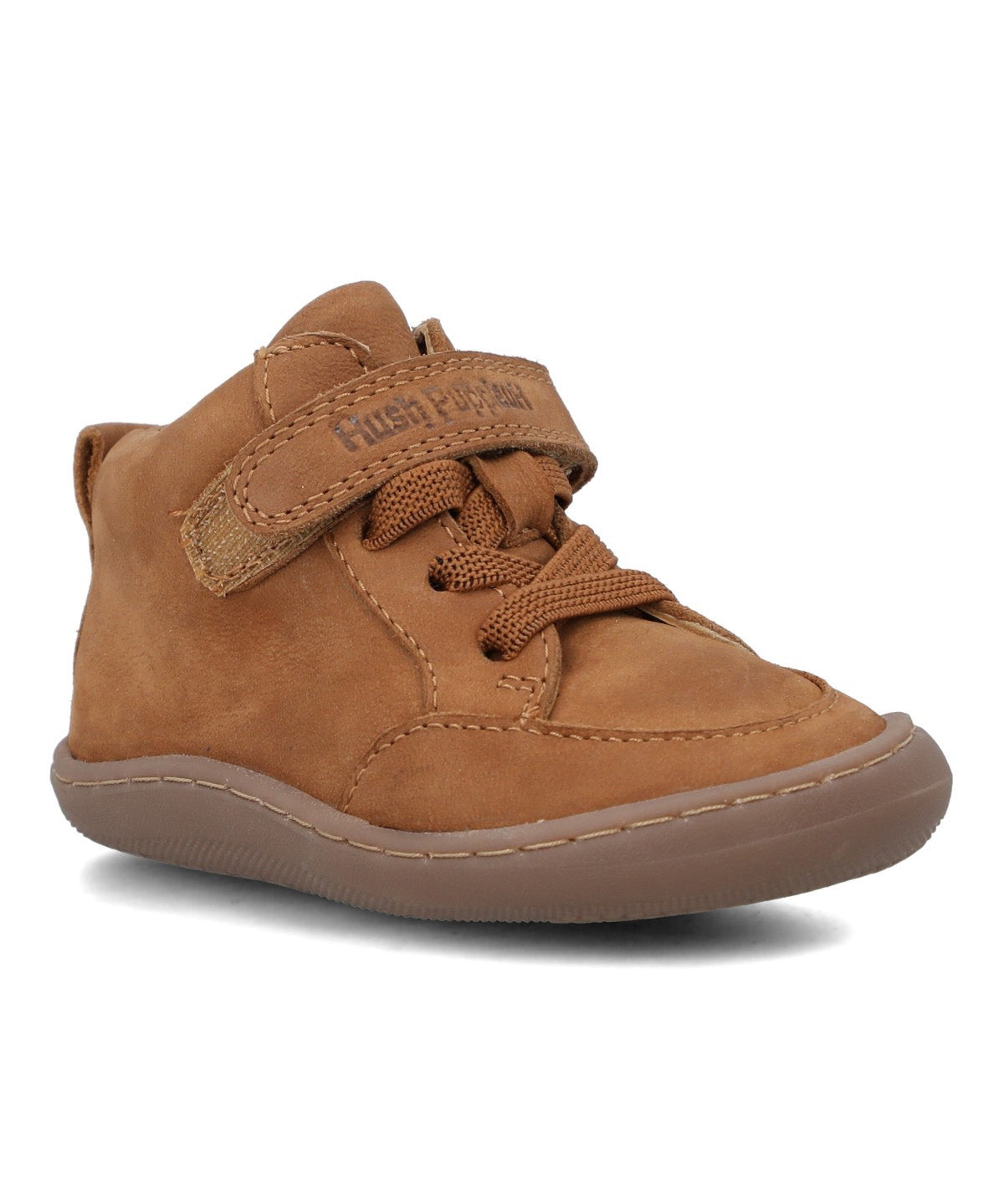 Botín Para Niño Cuero Marcos Café Hush Puppies