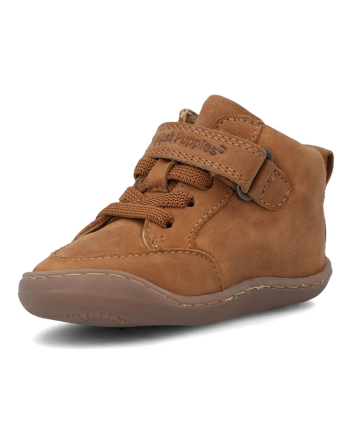 Botín Para Niño Cuero Marcos Café Hush Puppies
