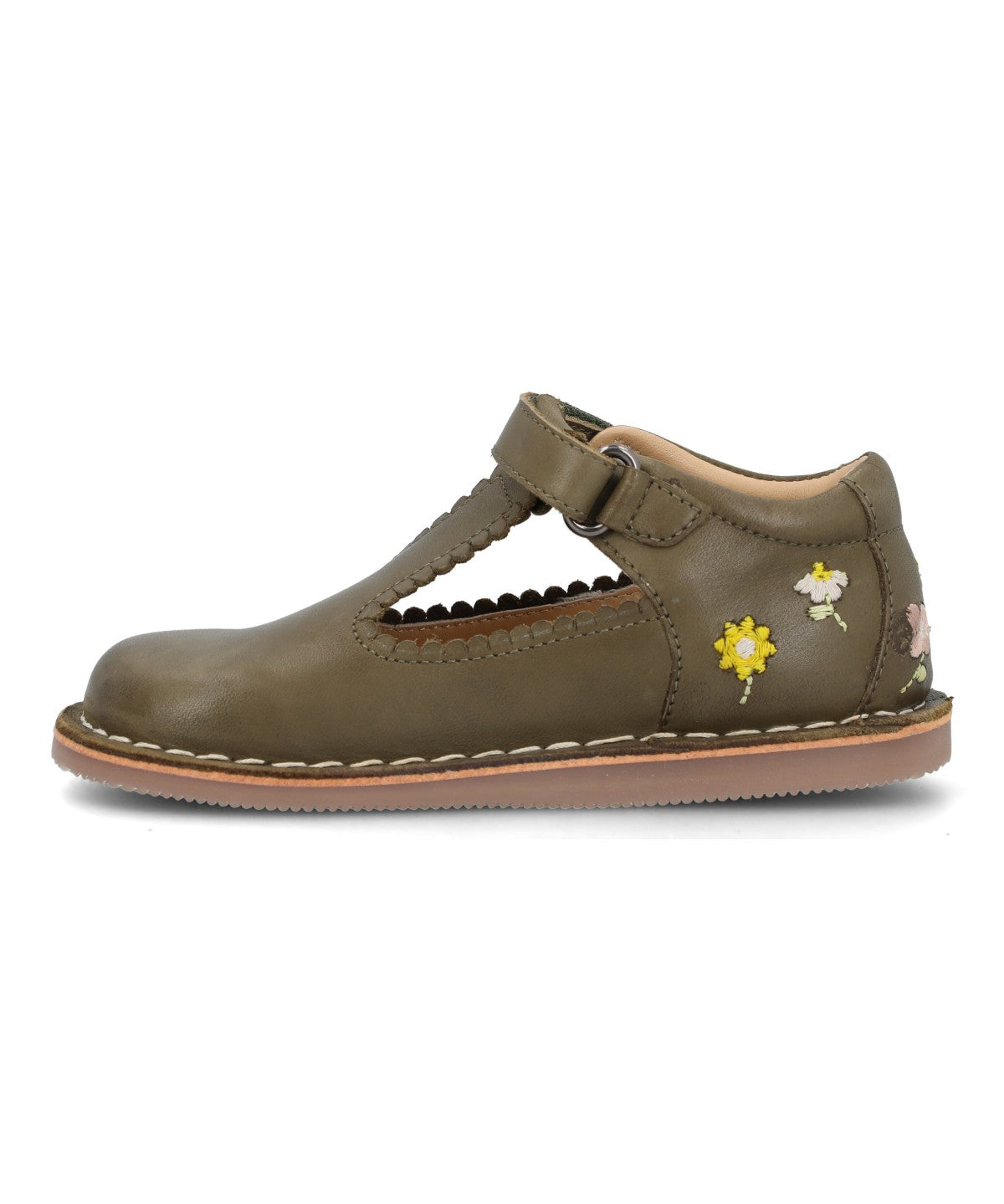 Guillermina Para Niña Cuero Elira Verde Hush Puppies