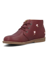 Botín Para Niña Cuero Liora Rojo Hush Puppies