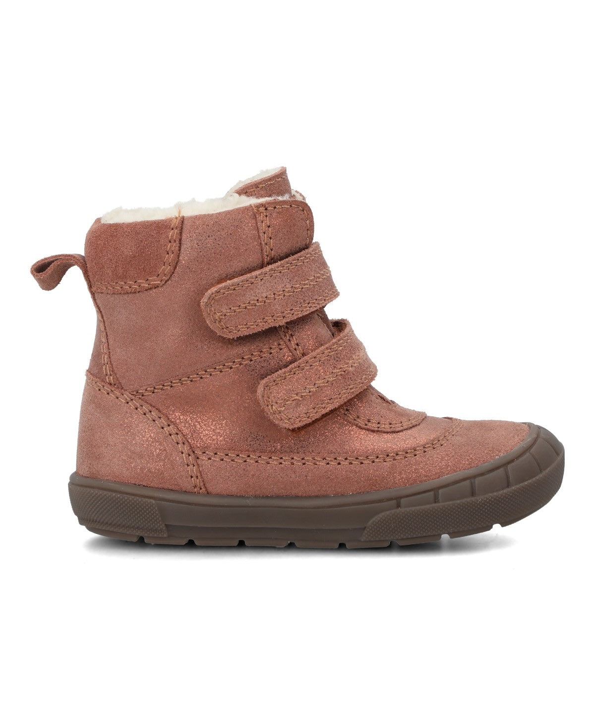 Botín Para Niña Cuero Saman Metalizado Hush Puppies