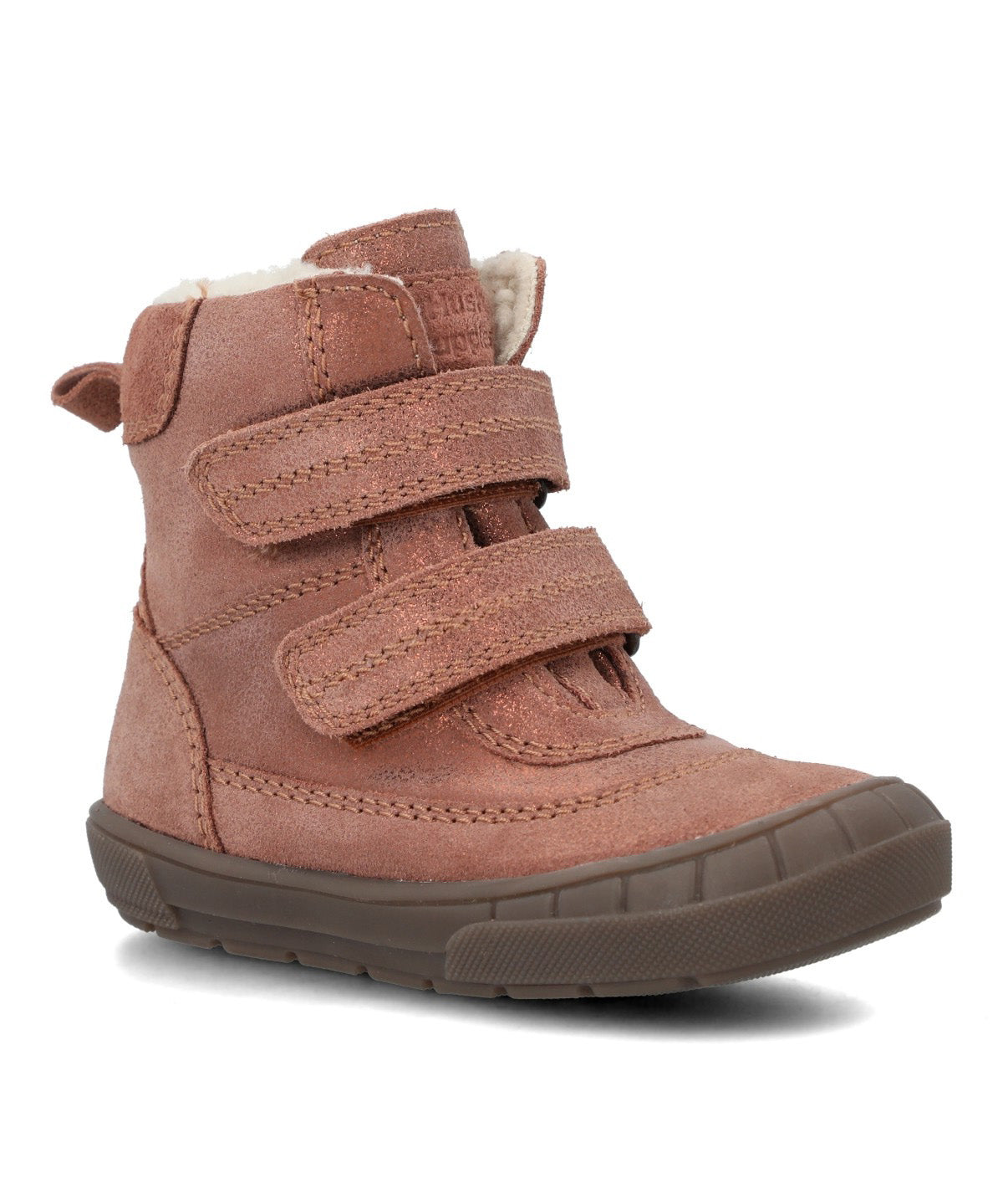 Botín Para Niña Cuero Saman Metalizado Hush Puppies