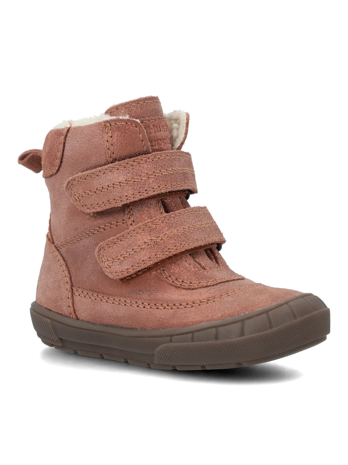 Botín Para Niña Cuero Saman Metalizado Hush Puppies