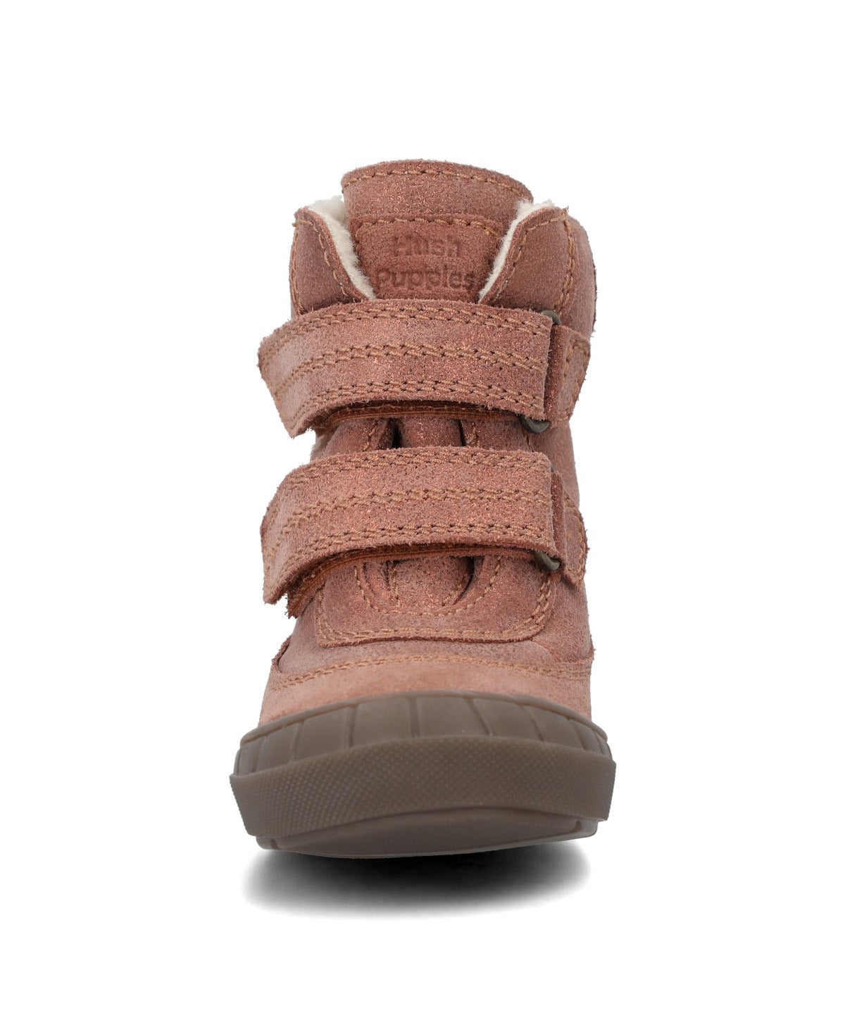Botín Para Niña Cuero Saman Metalizado Hush Puppies