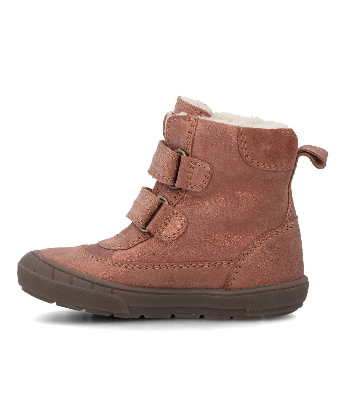 Botín Para Niña Cuero Saman Metalizado Hush Puppies