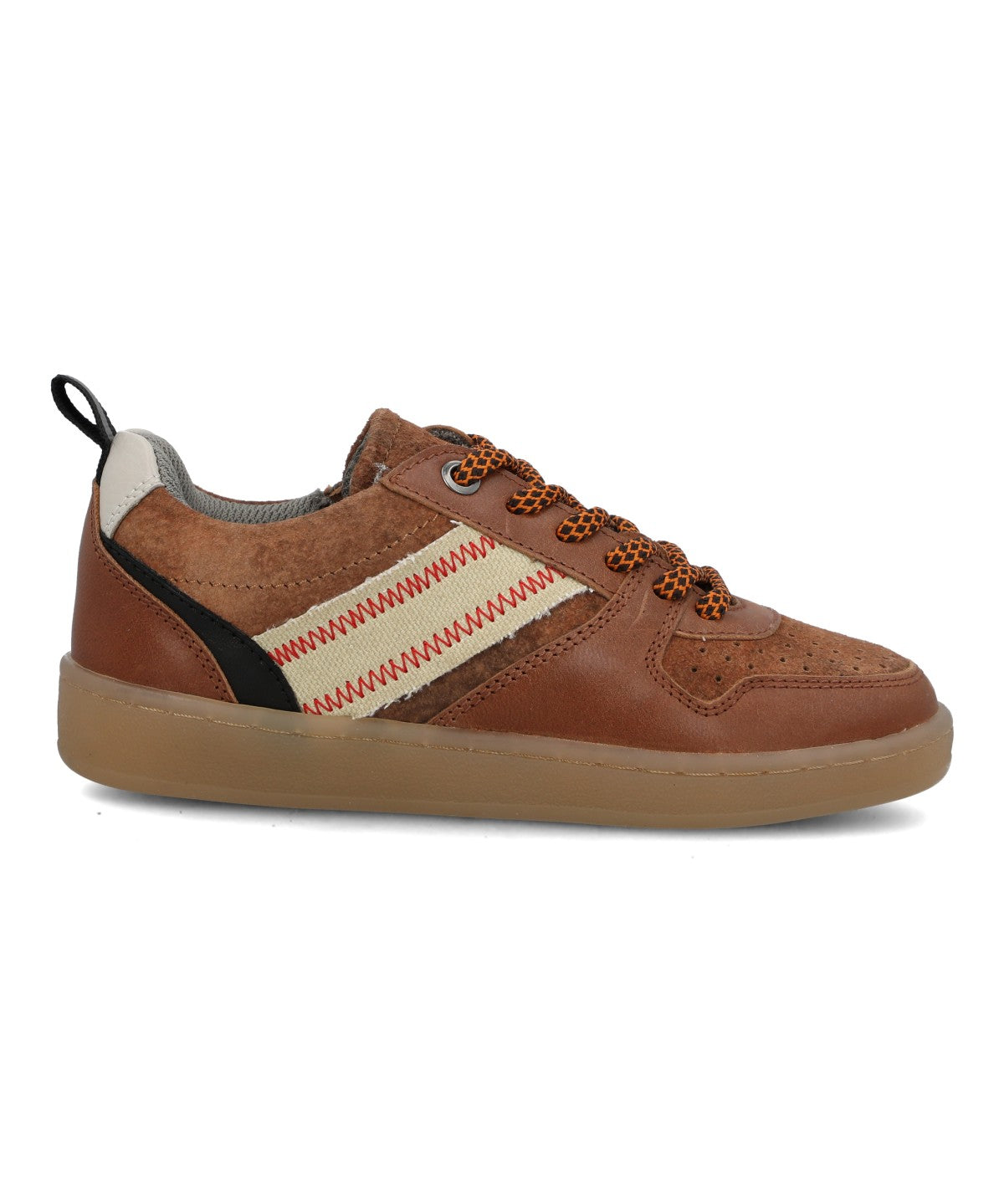 Zapatilla Para Niño Cuero Ocaso Café Hush Puppies