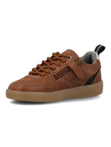 Zapatilla Para Niño Cuero Ocaso Café Hush Puppies