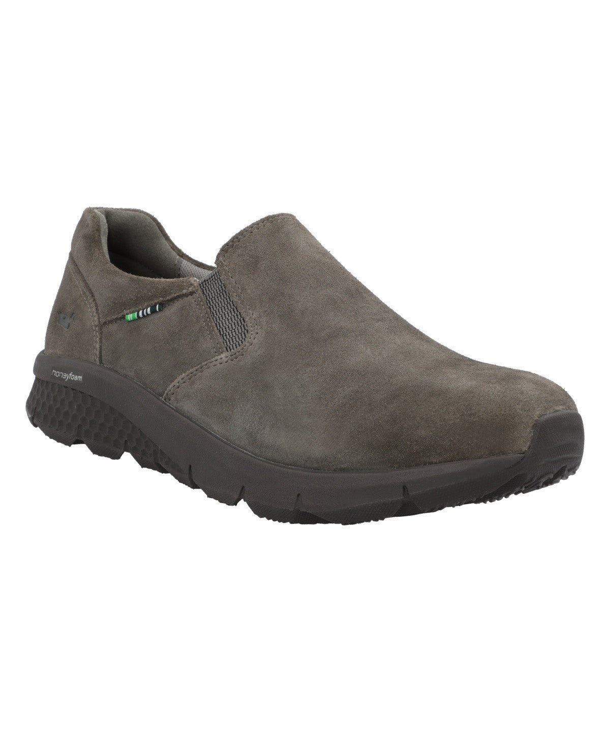 Slip On Para Hombre Cuero Vicudi Gris Rockford