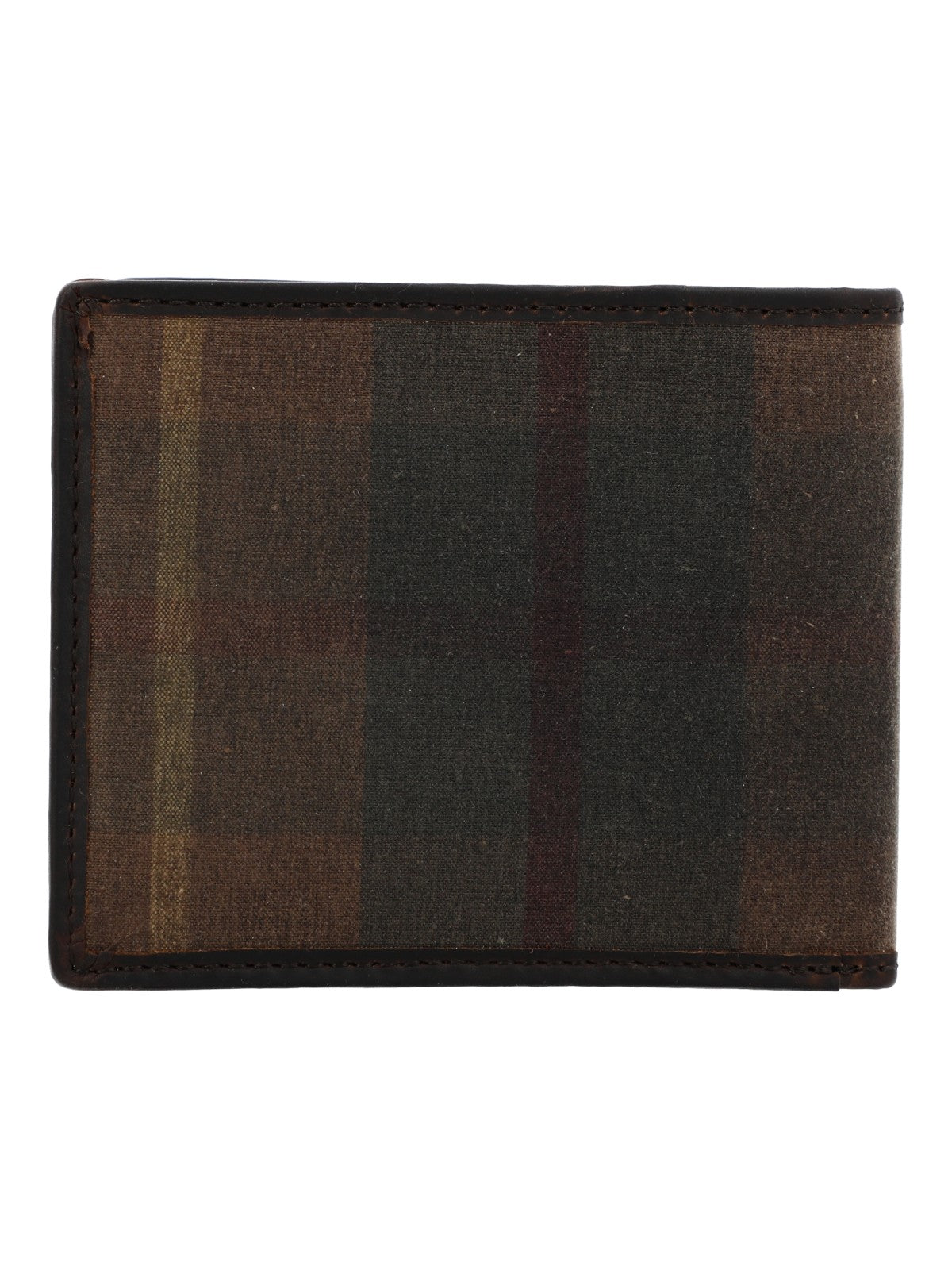 Billetera Para Hombre Canvas Engrasado Inglés Y Cuero Uk Windsor Wallet Marrón Rockford
