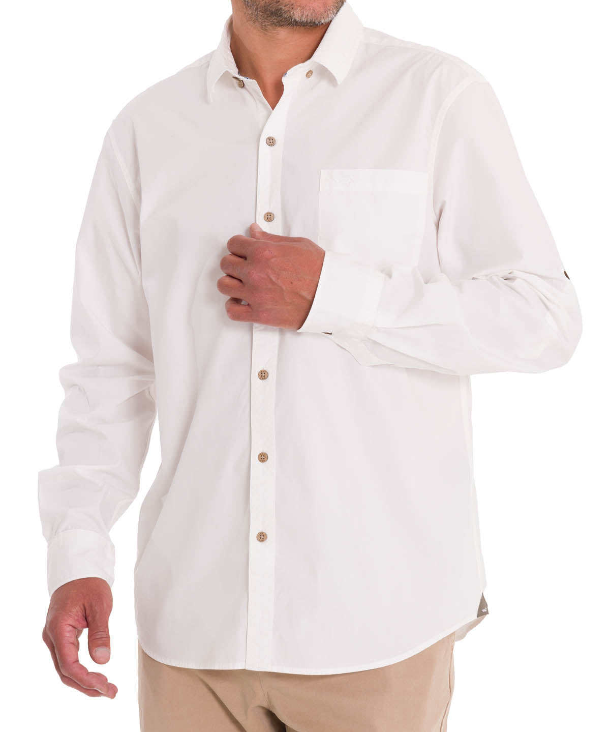 Camisa Algodón Orgánico Hombre Galiton Rockford