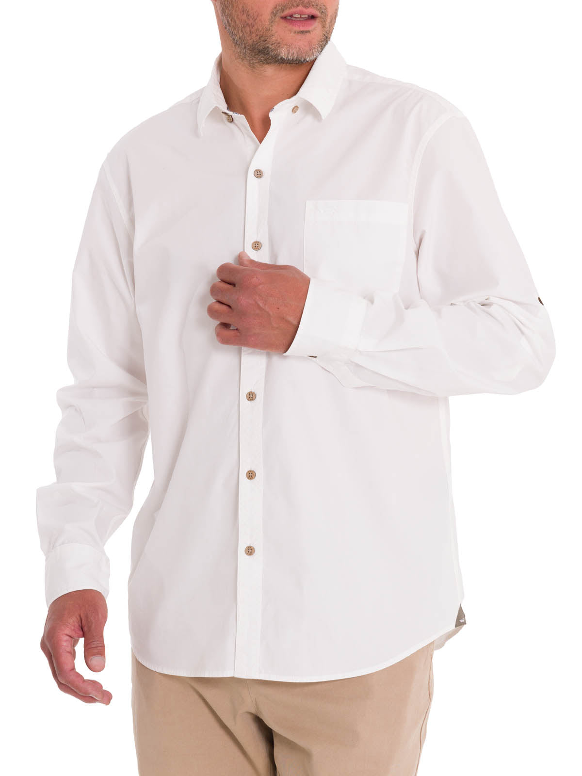Camisa Algodón Orgánico Hombre Galiton Rockford