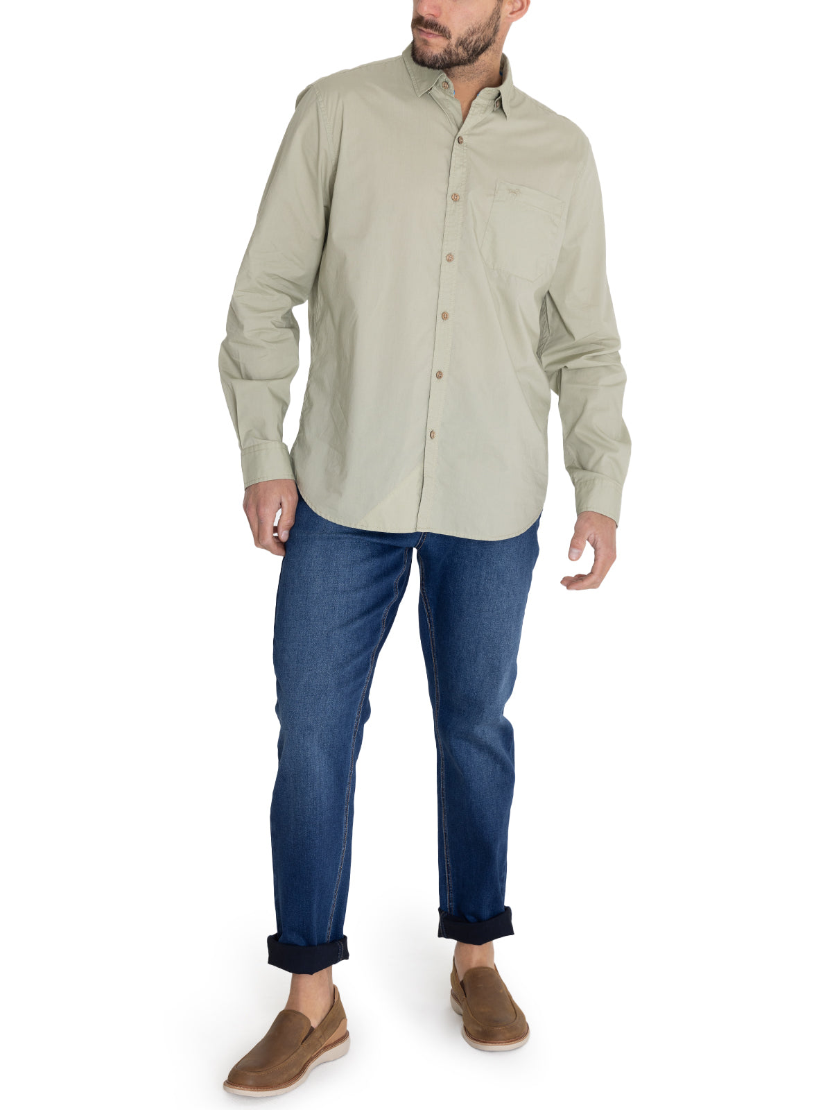 Camisa Algodón Orgánico Hombre Galiton Rockford
