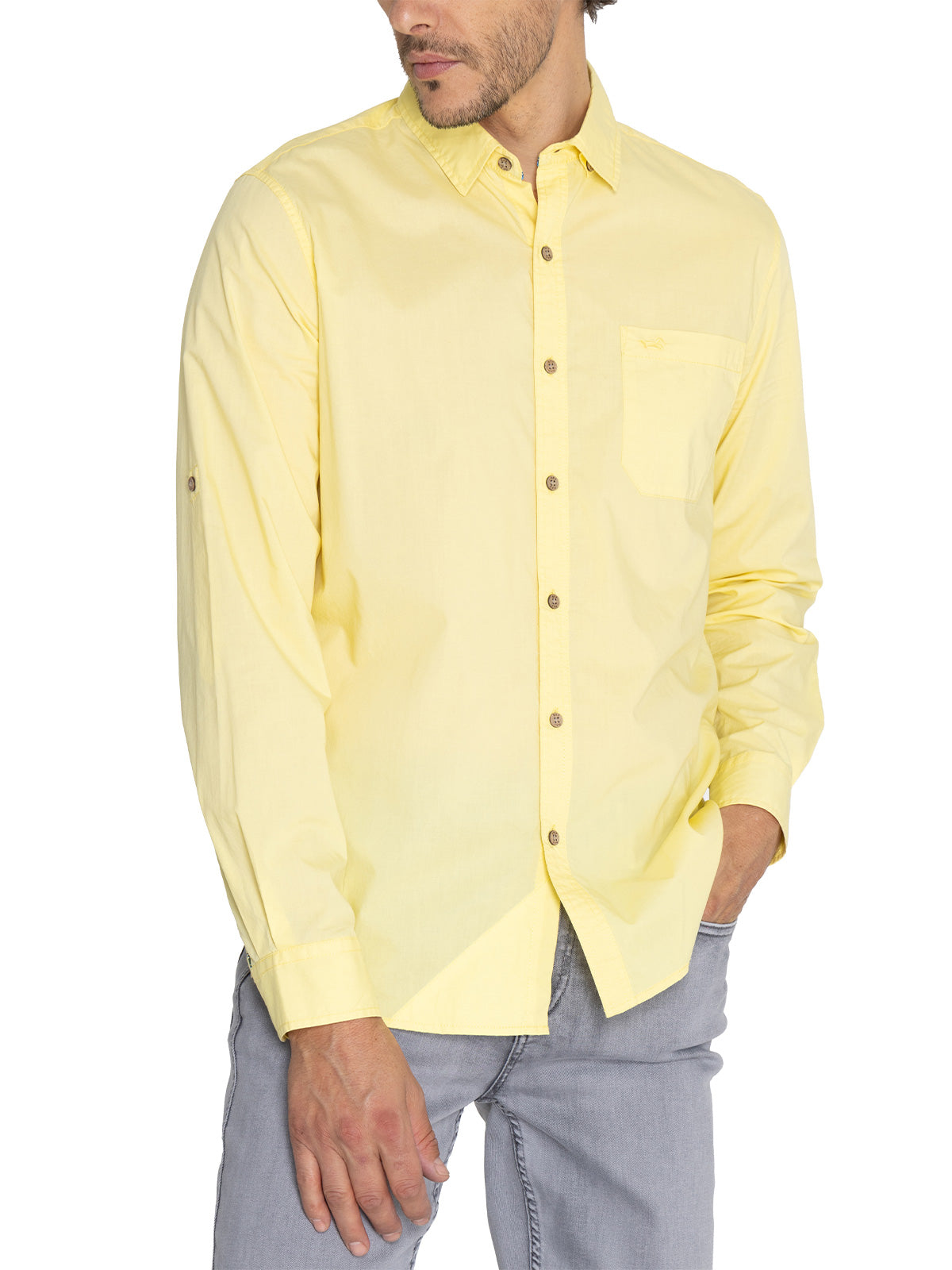 Camisa Algodón Orgánico Hombre Galiton Rockford