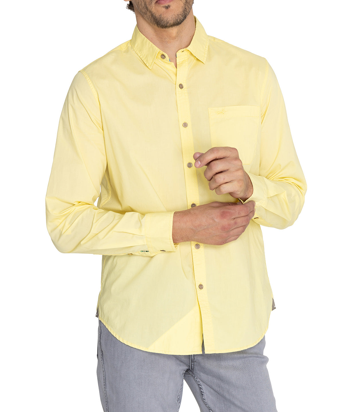 Camisa Algodón Orgánico Hombre Galiton Rockford