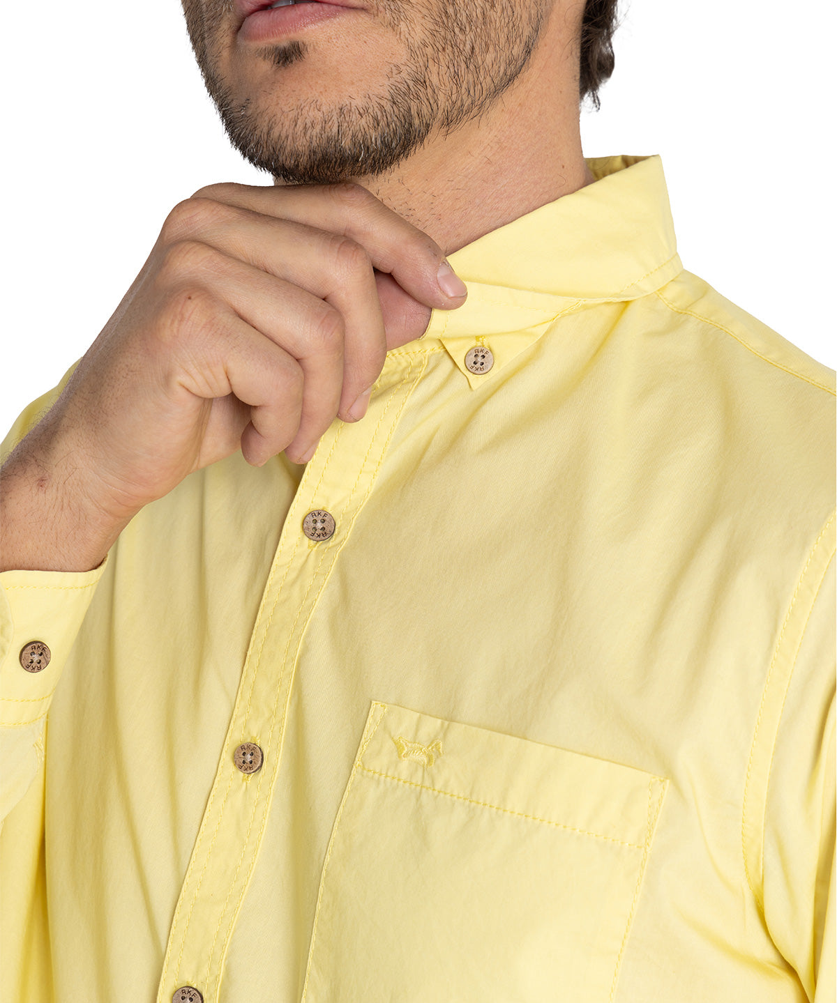 Camisa Algodón Orgánico Hombre Galiton Rockford