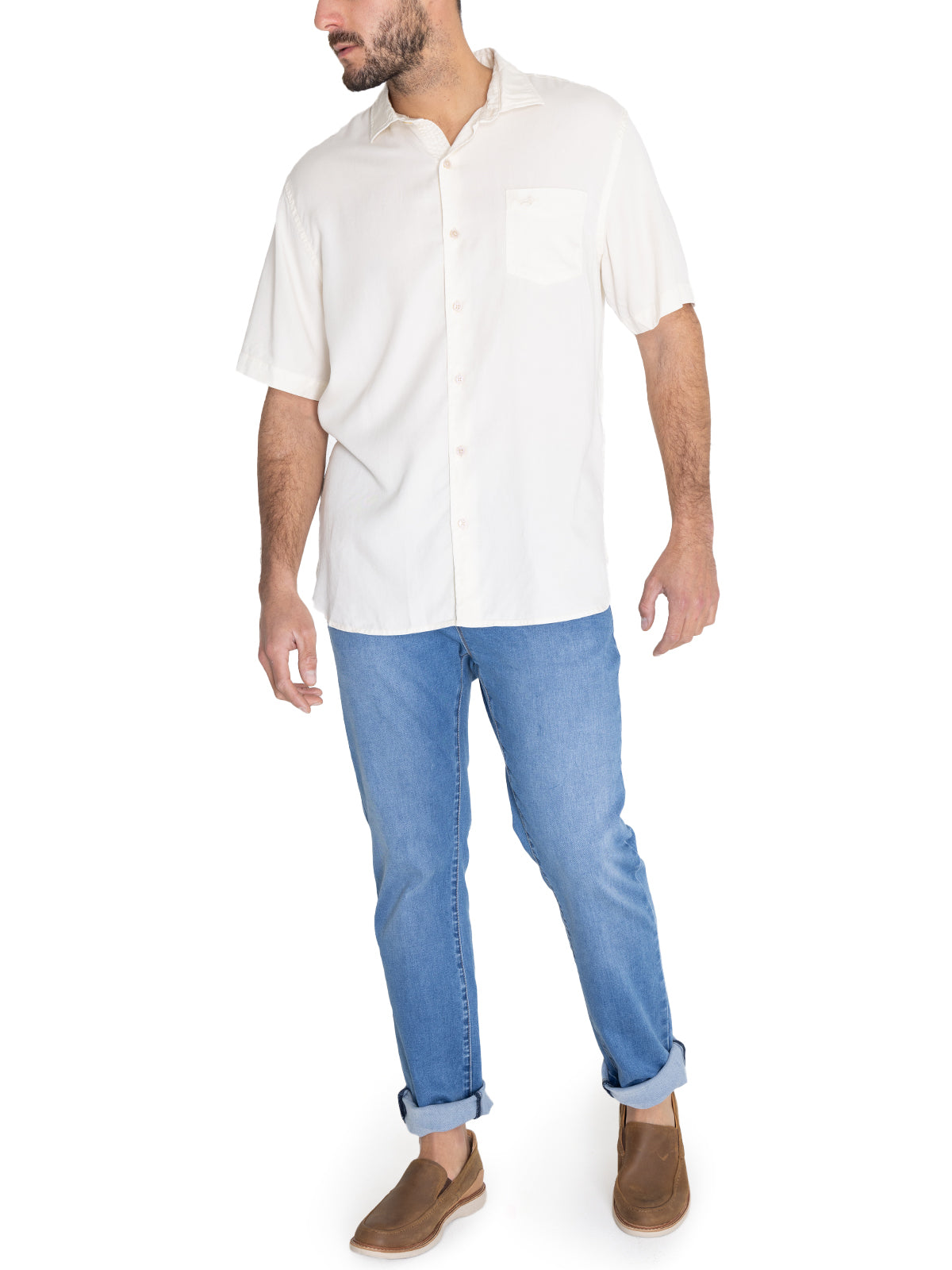 Camisa Tencel Hombre Aveiro Rockford
